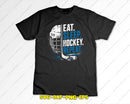 Eat Sleep Hockey Repeat SVG Cut File for Cricut Silhouette