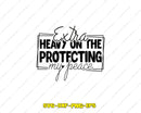 Extra Heavy On The Protecting My Peace Svg Png Cut Files