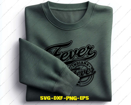 Fever Indiana Basketball SVG PNG DXF AI Digital File