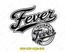 Fever Indiana Basketball SVG PNG DXF AI Digital File