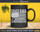 Football Coach Baba Like A Normal Only Cooler USA Flag