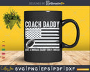 Football Coach Daddy Like A Normal Only Cooler USA Flag