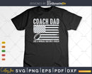 Football Dad Like A Normal Only Cooler USA Flag