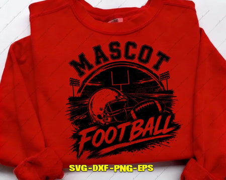 Football Mascot SVG Game Day Cut File