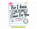 For I Know The Plans Have You SVG Bible Verse