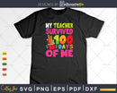 Funny 100 Days of School My Teacher Survived