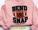 Funny Bend And Snap Football SVG Cut Files Cricut