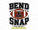 Funny Bend And Snap Football SVG Cut Files Cricut