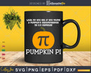 Funny Halloween Math Pun T-Shirt Design Pumpkin Pi svg cut
