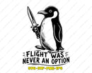 Funny Penguin Knife SVG Cut Files Cricut & Likcut
