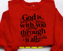 God Is In Every Season SVG Christian Faith Cut File