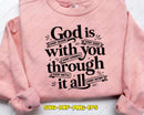 God Is In Every Season SVG Christian Faith Cut File