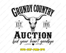 Grundy Country Auction Bid Your Heart Goodbye SVG PNG