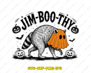 Halloween Jimothy Jim-Boo-Thy Spooky SVG PNG DXF AI Cut