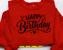 Happy Birthday SVG PNG Digital Art Cut File for Cricut