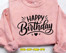 Happy Birthday SVG PNG Digital Art Cut File for Cricut