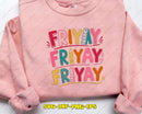 Happy Fri-Yay Friday SVG Weekend Vibes Cut Files