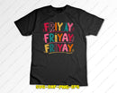 Happy Fri-Yay Friday SVG Weekend Vibes Cut Files