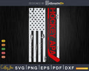 Hockey Apa Gift American Flag