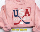 Hockey USA Retro 1980 2026 Vintage Svg Png Cut Files