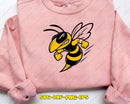 Hornet Bee Mascot SVG Cut File for Cricut Silhouette