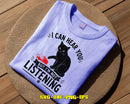 I Can Hear You But Not Listening Funny Cat Svg Png Digital