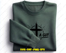 I Can’t But Know A Guy Jesus Cross SVG Cut File for Cricut