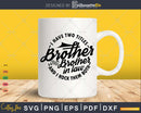 I Have Two Titles Brother and in Law Rock Them Both Svg