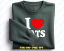 I Heart Cats Love Svg Png Digital Cut Files
