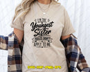 I’m The Youngest Sister Shirt Rules Don’t Apply to Me SVG