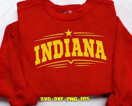 Indiana Basketball SVG PNG DXF AI Files