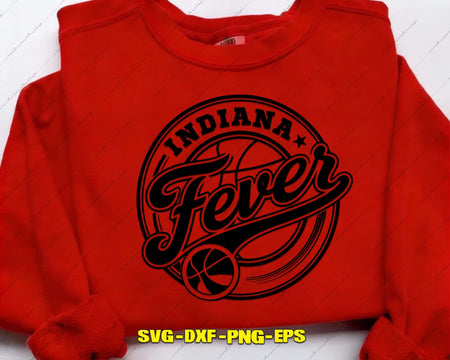 Indiana Fever SVG PNG DXF AI Files