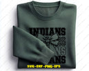 Indians Mascot School Spirit Pearl Bow Design SVG PNG