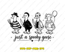 Just A Spooky Goose SVG Funny Halloween Cut Files