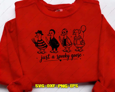 Just A Spooky Goose SVG Funny Halloween Cut Files