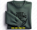 Just Resting My Eyes SVG Cut File & Sublimation for Cricut
