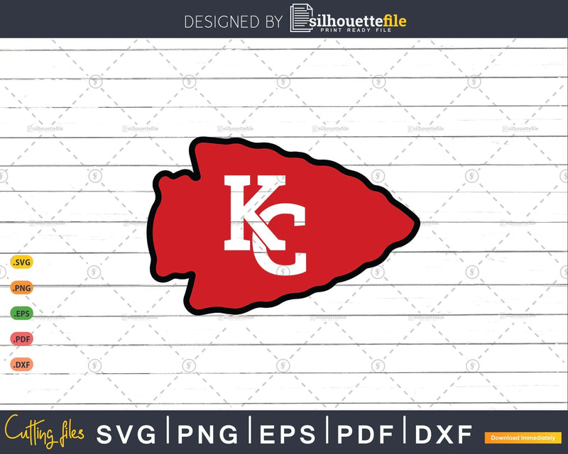 Kansas City Chiefs svg png digital cricut printable file