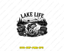 Lake Life Themed diy Laser Engraving SVG Cut File