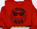 Let the Games Begin Smiley Face SVG Png Digital Cut File