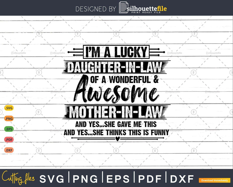 Lucky daughter-in-law of a wonderful & awesome mother-in-law