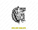Man Of Faith Svg Jesus Cut File for Cricut Silhouette