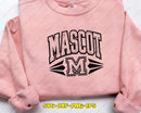 Mascot Word Art Varsity Design SVG Cut File