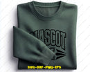 Mascot Word Art Varsity Design SVG Cut File