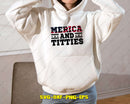 Merica And Titties SVG Cut File & Sublimation Graphic