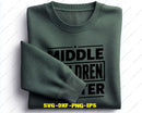 Middle Children Matter SVG Cut File for Cricut Silhouette