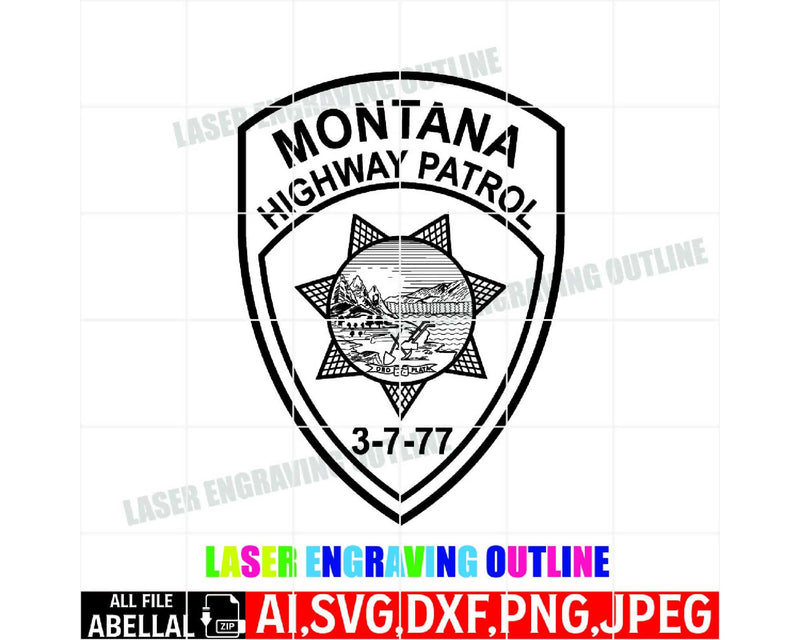 Montana Highway Patrol Badge
