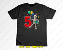 My 5th Birthday Skeleton Halloween 5 Year Old Svg Png Cut