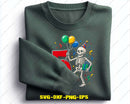 My 5th Birthday Skeleton Halloween 5 Year Old Svg Png Cut