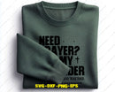 Need Prayer Tap My Shoulder SVG Cut File for Cricut