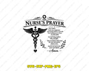 Nurse Prayer SVG Cut File for Cricut Silhouette